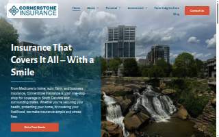 Cornerstone Insurance website