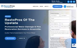 RestoPros of The Upstate website