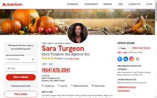 Sara Turgeon Insurance Agency Inc. - State Farm Insurance Agent website