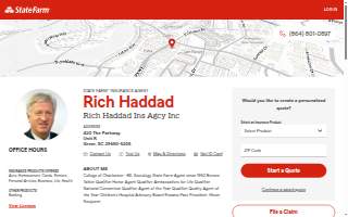 Rich Haddad - State Farm Insurance Agent website
