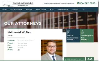 Bax Nathaniel W website