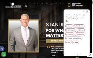 Law Office of Rhett Burney website