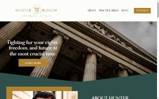 Hunter C. Blouin, Attorney at Law website
