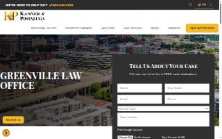 Kanner & Pintaluga of Greenville website