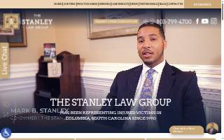 The Stanley Law Group website