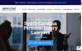 The Jeffcoat Firm website