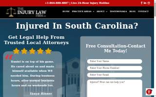 The Injury Law Firm, P.C. website