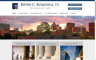 Kevin C Romosca PA website