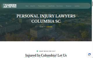 Bill Green Law Firm of Columbia website