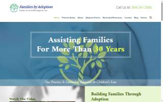 Families by Adoption, LLC / Godwin & Horst, Attorneys at Law website