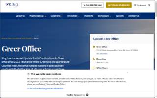King Law website