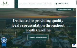 The Miller Law Firm, P.A. website