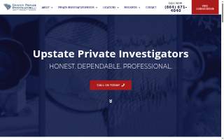 Upstate Private Investigators website