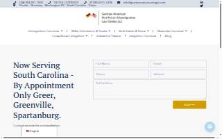 German American Real Estate & Immigration Law Center, LLC of Simpsonville website