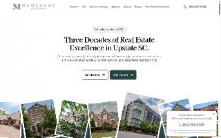 Marchant Real Estate website