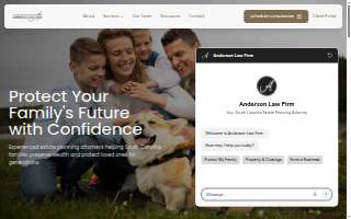 Anderson Law Firm website