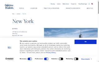 Ogletree Deakins of New York website