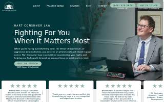 Hart Consumer Law, LLC website