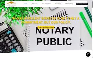 Distinctive Signature Notary Firm website