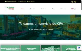 Quetzal Taxes website