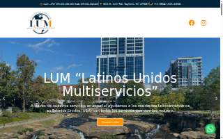 Latinos Unidos Multiservicios (LUM) website