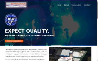 Specfab Services website