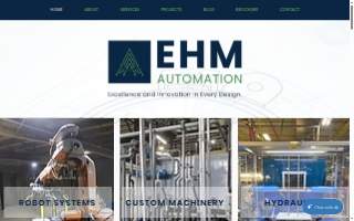EHM Automation website