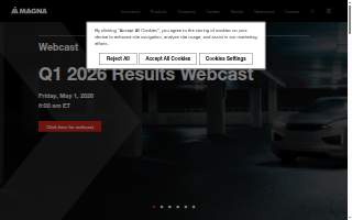 Magna Greenville Molding Center website