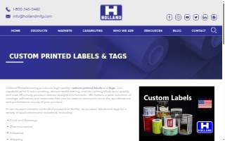 Holland Manufacturing Company - South Carolina website