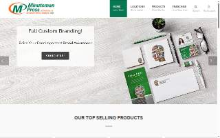 Minuteman Press of Greenville website