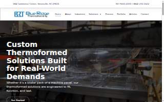 Blue Ridge Thermoforming website