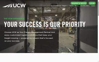 UCW Logistics website