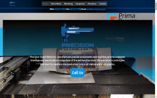 Precision Sheet Metal Inc website