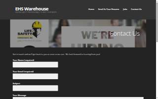 EHS Warehouse website
