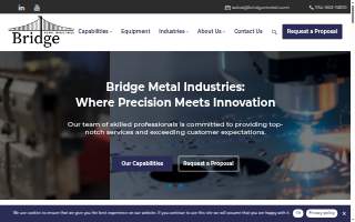 Bridge Metal Industries website