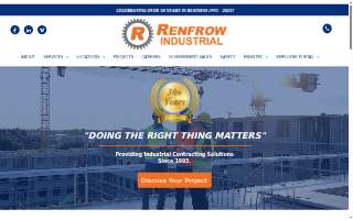 Renfrow Industrial - Greenville-Spartanburg website