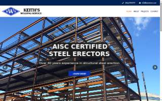 Keith's Welding Services Inc website