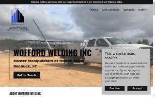 Wofford Welding Inc. website