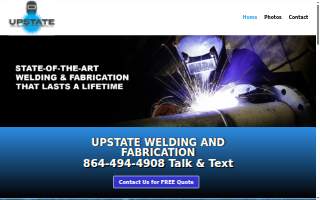 Upstate Welding and Fabrication website