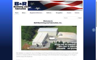 B & R Machining & Fabrication website