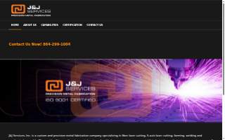 J & J Services website