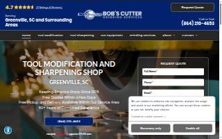 Bob's Cutter Grinding Service website