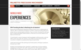 Palmetto Precision Machining,Inc website