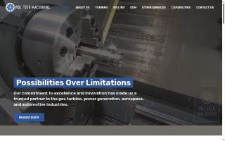 POL-TECH Machining LLC website