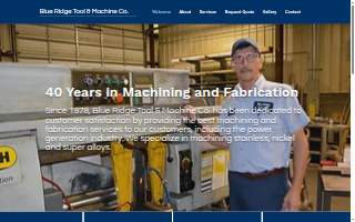Blue Ridge Tool & Machine Co website