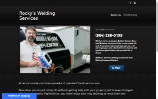 Rocky's Welding Services website