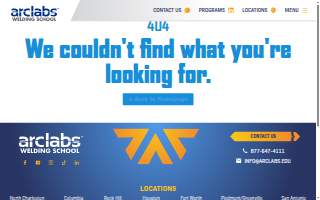 Arclabs welding school of Greenville website