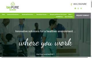 bioPURE Upstate website