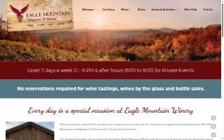 Eagle Mountain Vineyards & Winery website