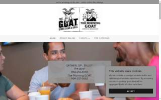 The Goat Bar & Grill GVL website